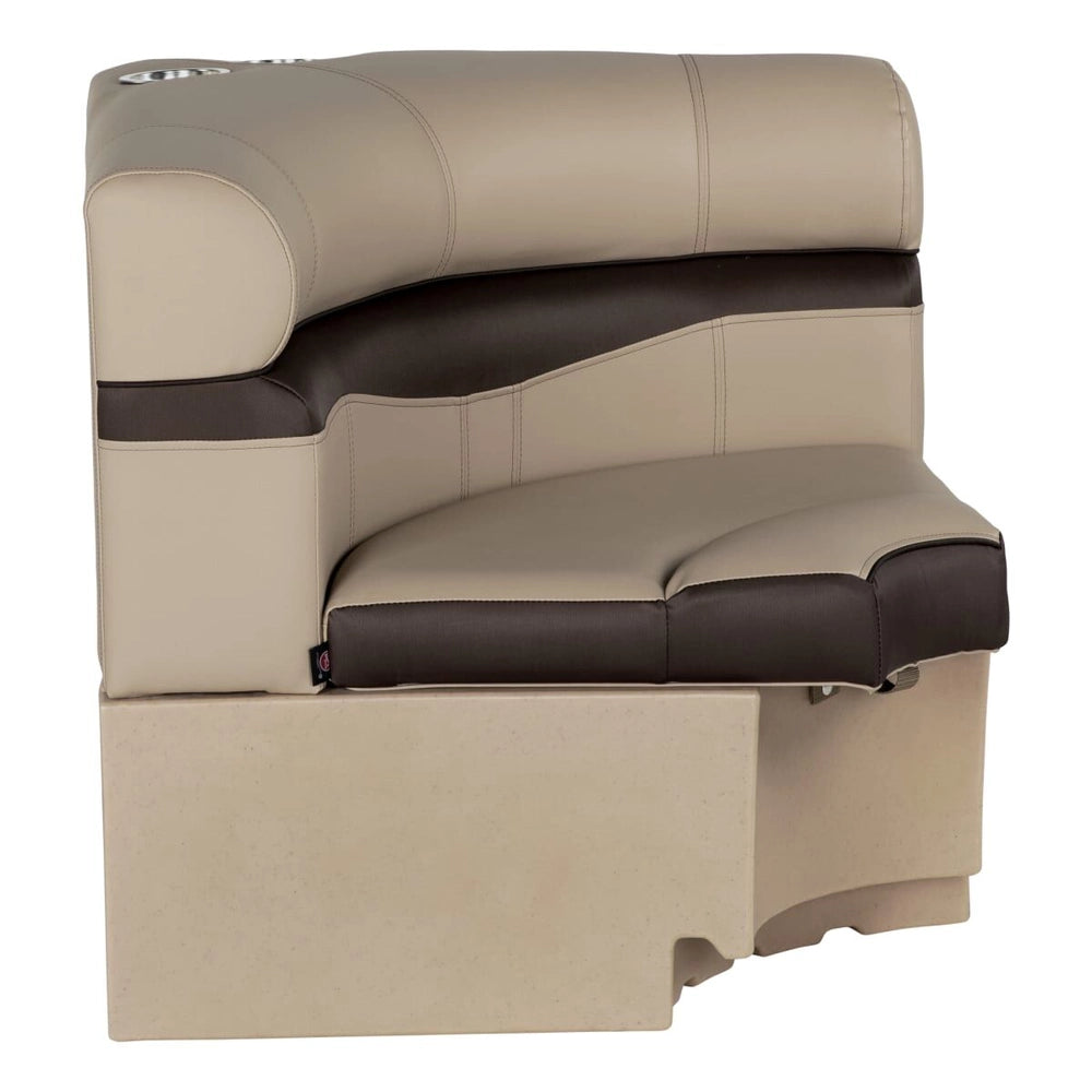 Lippert Rockport Series 32" Square Pontoon Corner Seat