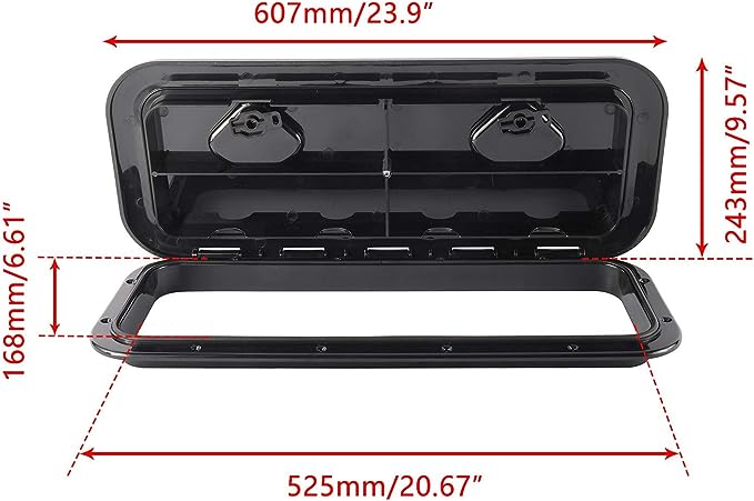 Boat Hatch 607mmx245mm
