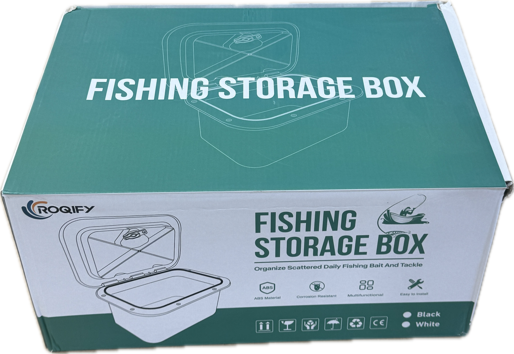 Boat Hatch with Tackle Box Storage 375mmx270mm (14.75"x10.65")