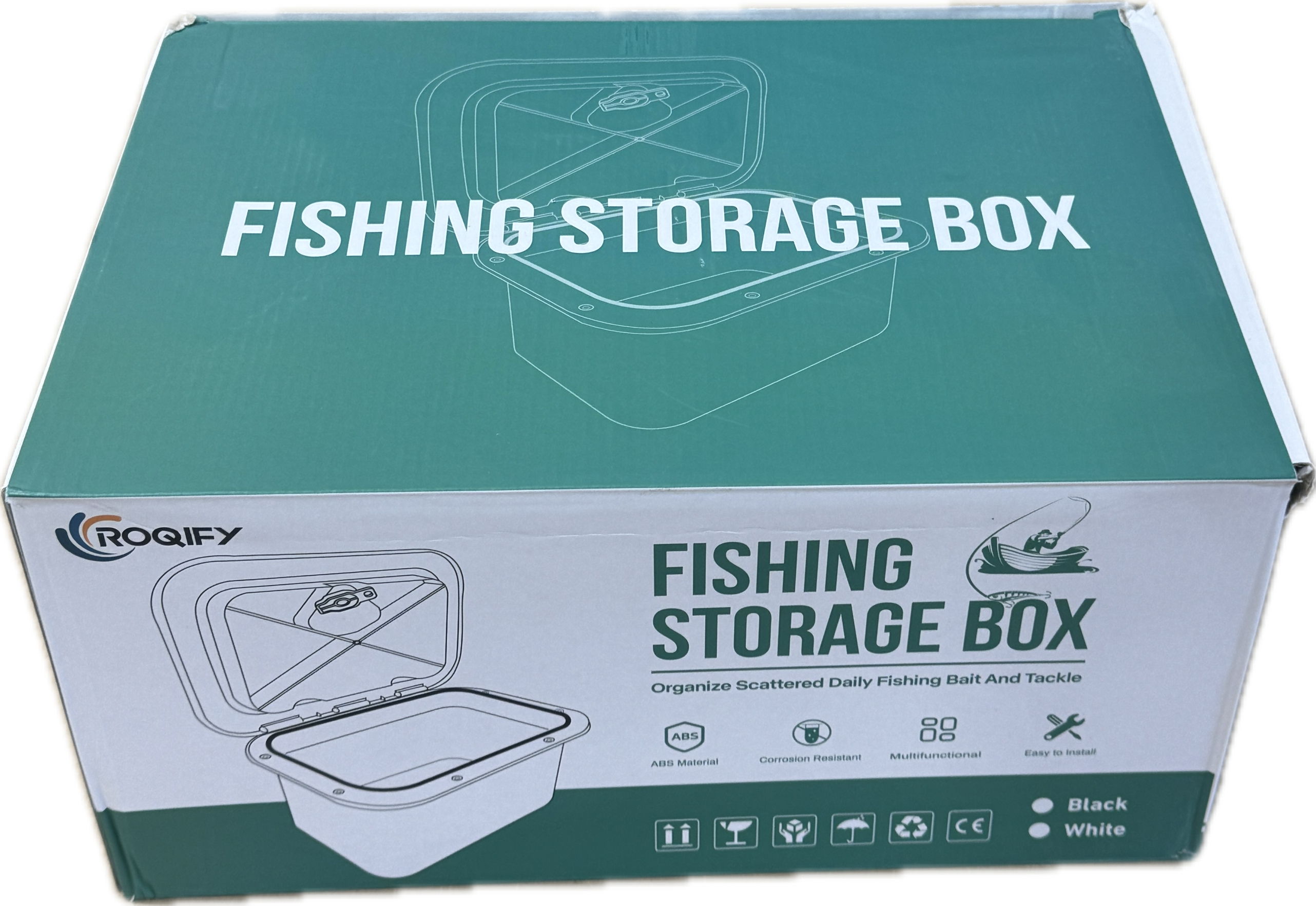 Boat Hatch with Tackle Box Storage 375mmx270mm (14.75"x10.65")