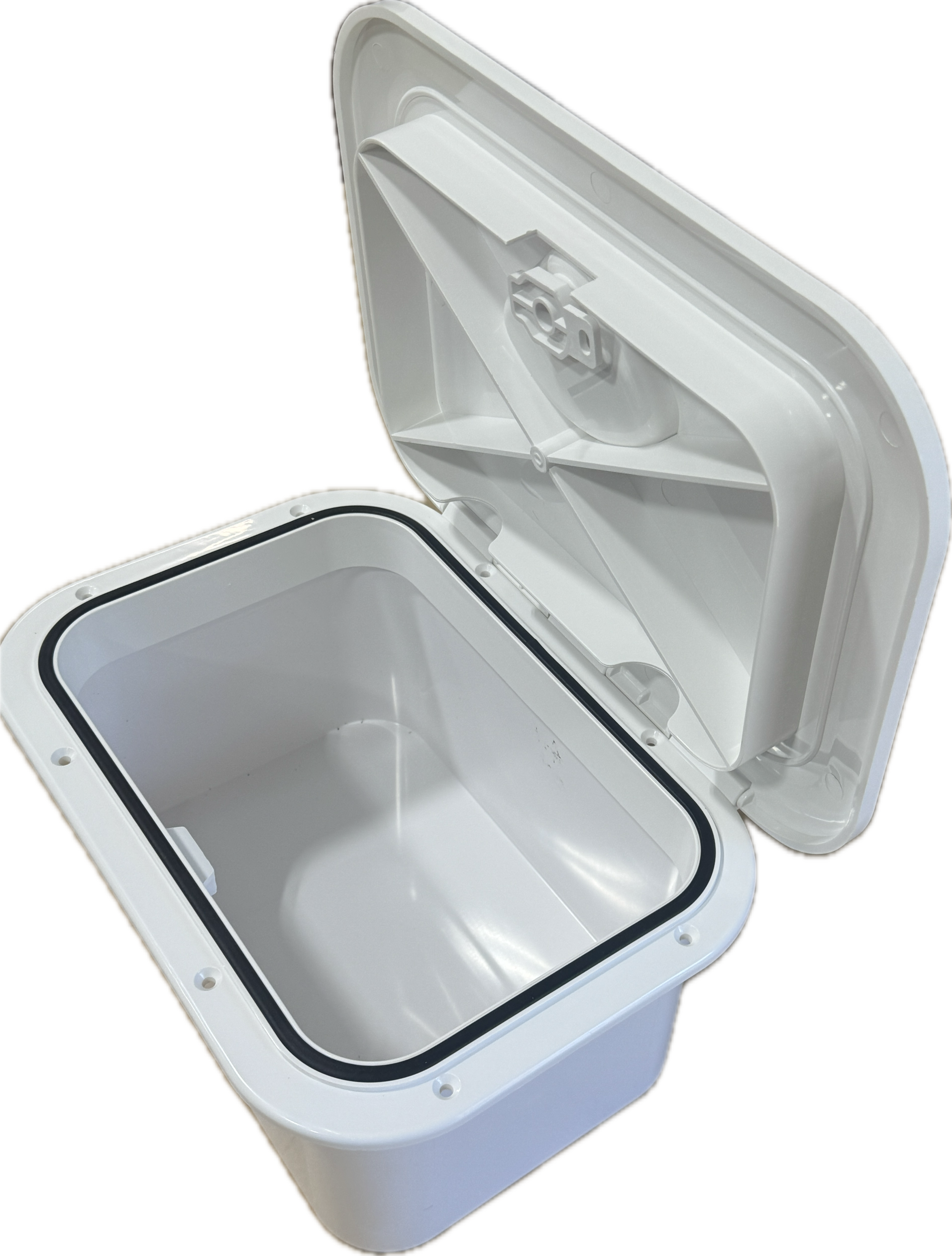 Boat Hatch with Tackle Box Storage 375mmx270mm (14.75"x10.65")
