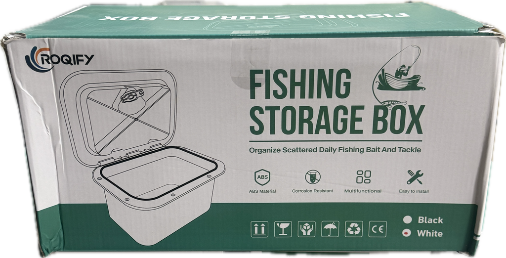 Boat Hatch with Tackle Box Storage 375mmx270mm (14.75"x10.65")