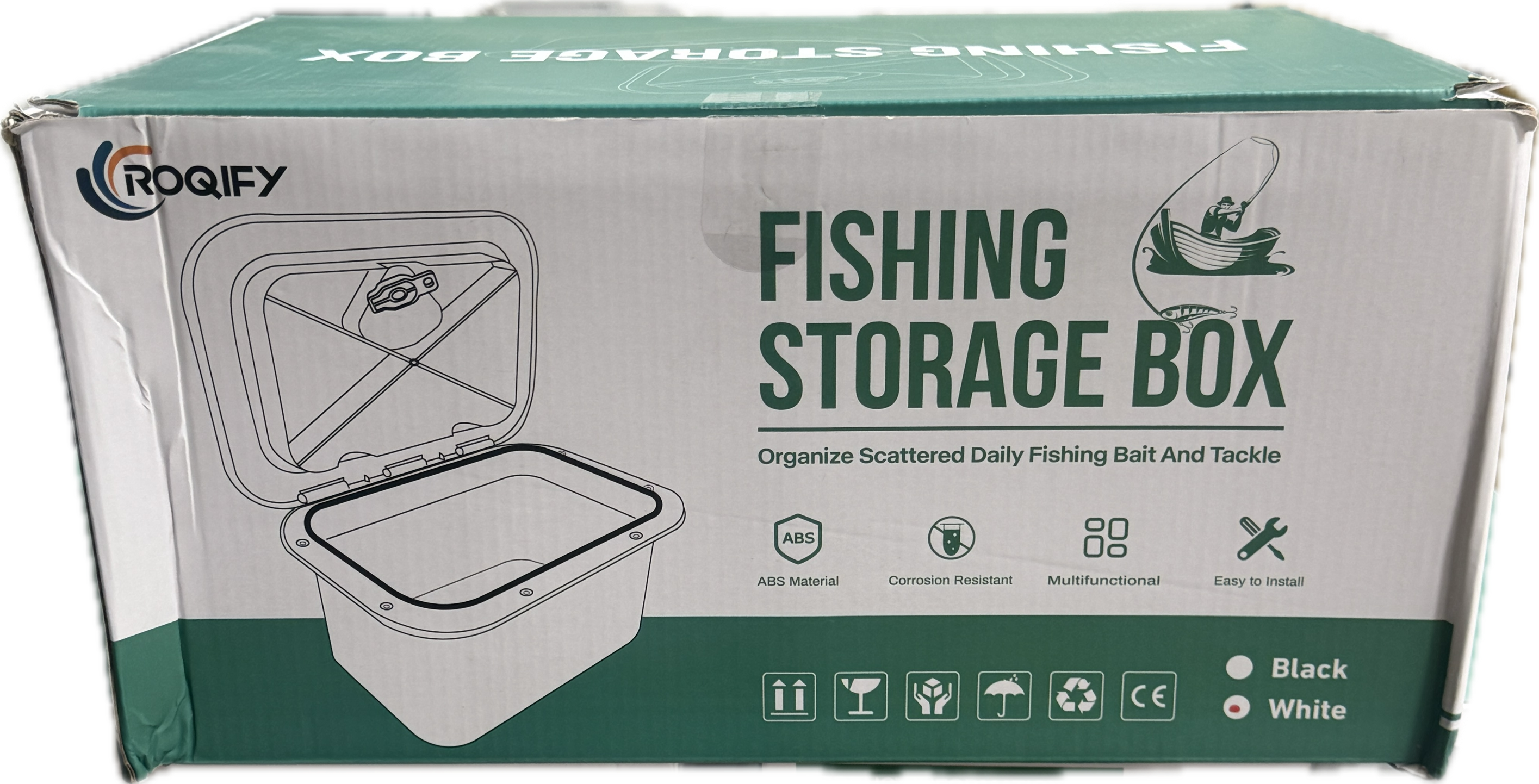 Boat Hatch with Tackle Box Storage 375mmx270mm (14.75"x10.65")