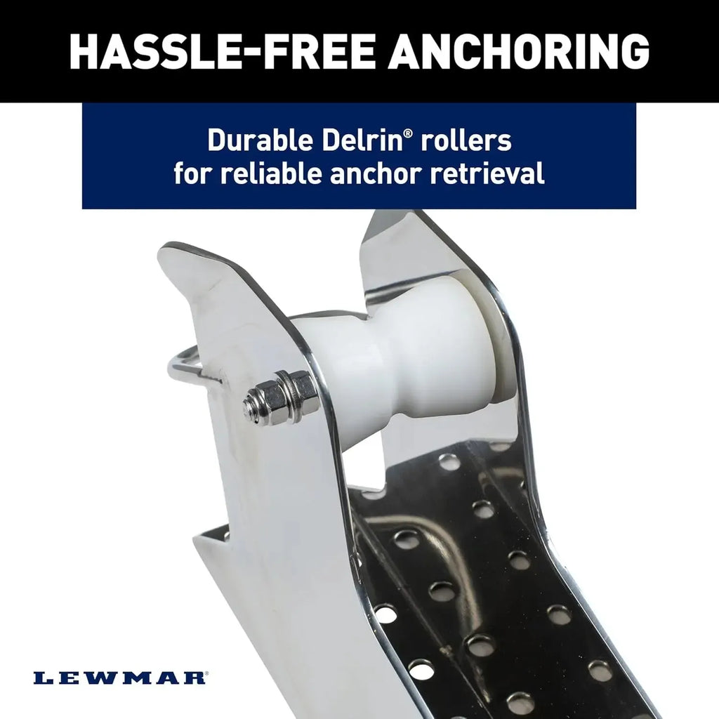 Lewmar Venta™ Electric Pontoon Anchor Winch – Under-Deck, 220 lb Pull, IP66, Foot-Switch Control