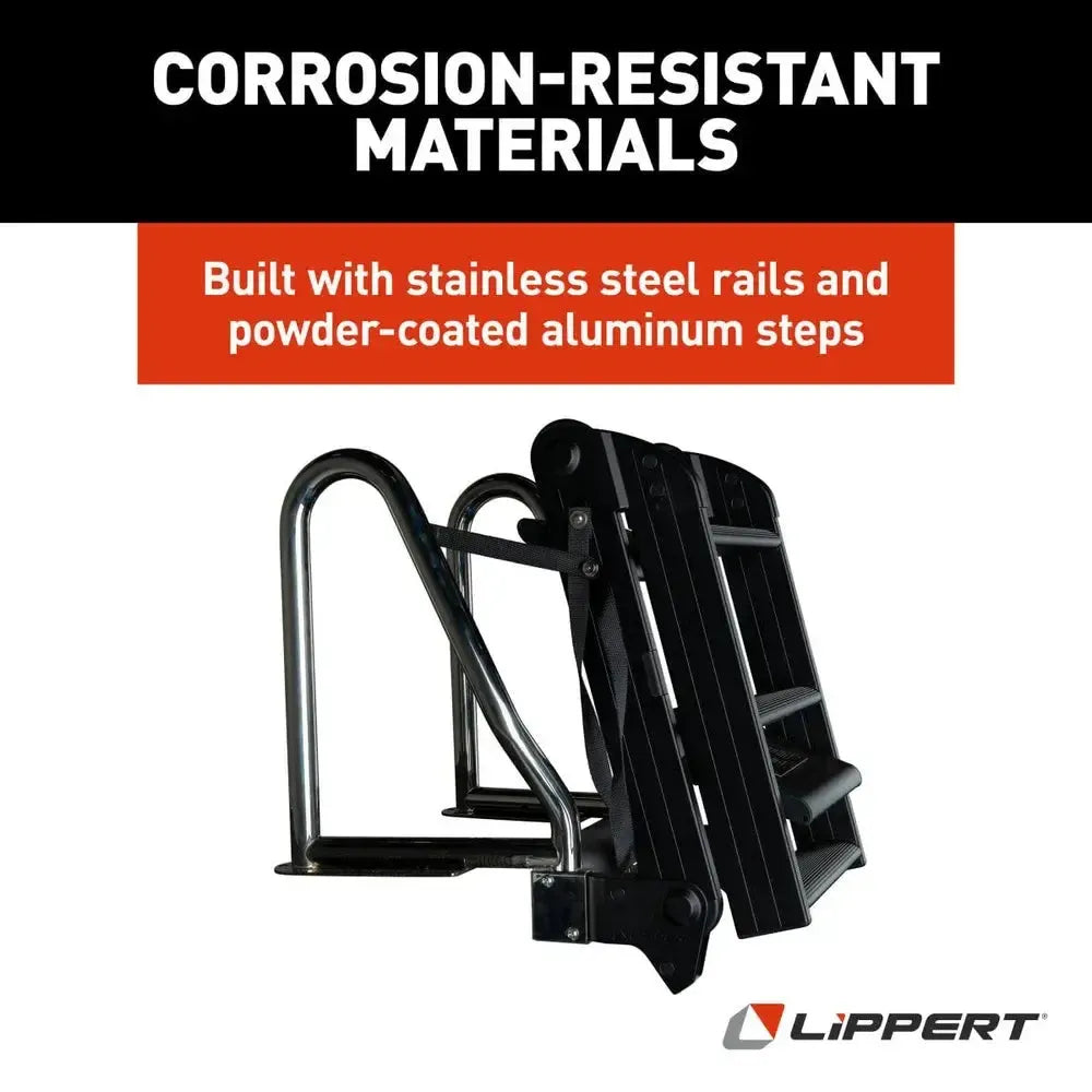 Lippert SureStep™ Heavy-Duty Pontoon Boat Ladder