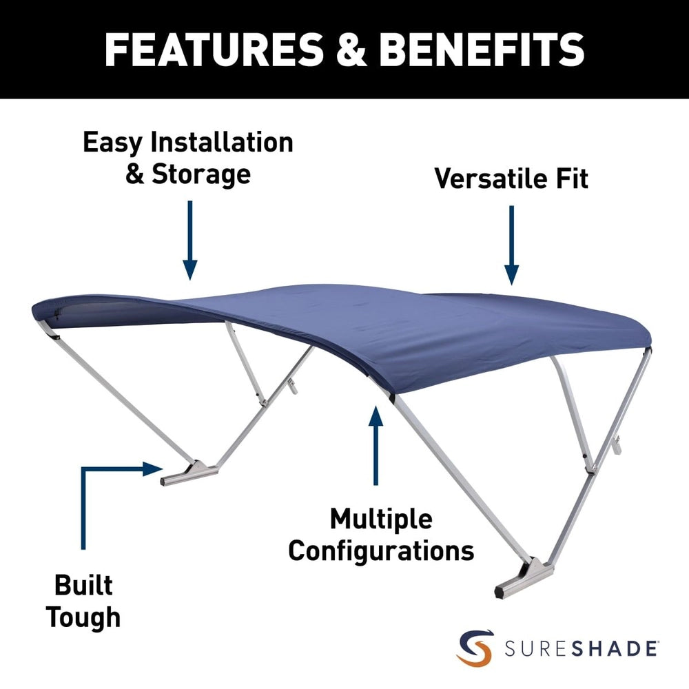 SureShade Pontoon Power Bimini Top