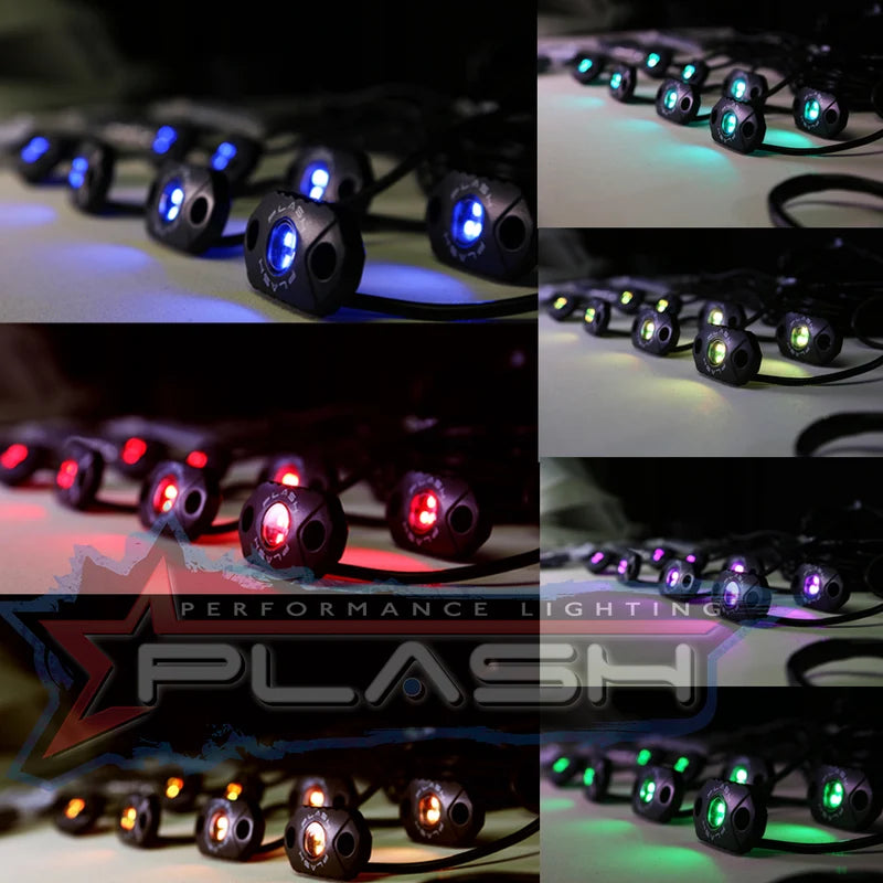 ROCK LIGHT - RGB BLACK HOUSING