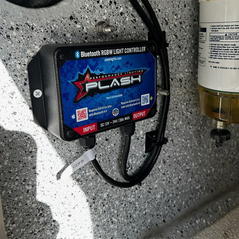 Plash | RGBW Bluetooth LED Light Controller - Waterproof