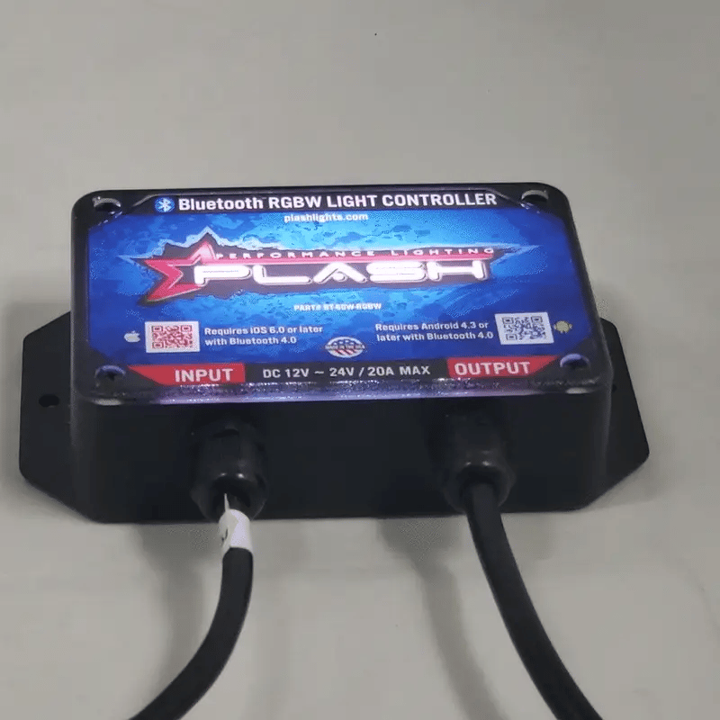 Plash | RGBW Bluetooth LED Light Controller - Waterproof