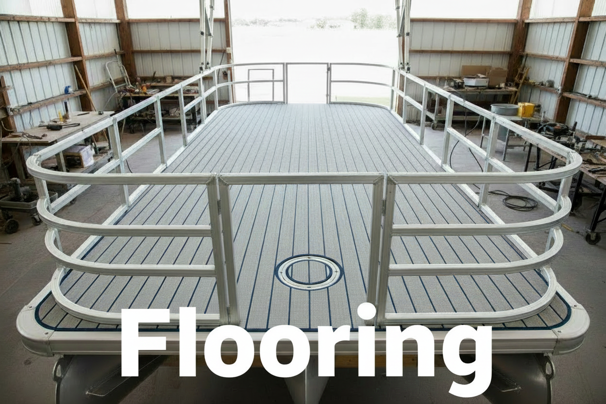 Pontoon with Flooring text overlay